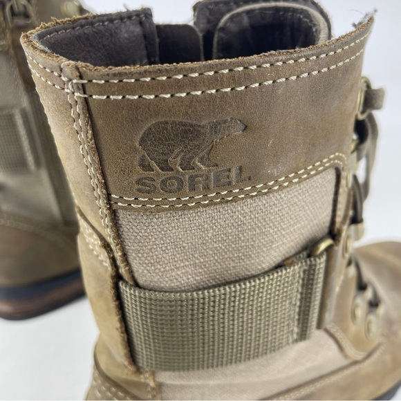 Sorel Emelie II Lace-Up Bootie 3042-245 Women's US 7 Brown Green Midcalf boot - Picture 5 of 7